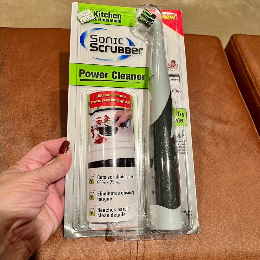 NEW WITH TAGS- Sonic Scrubber Power Cleaner